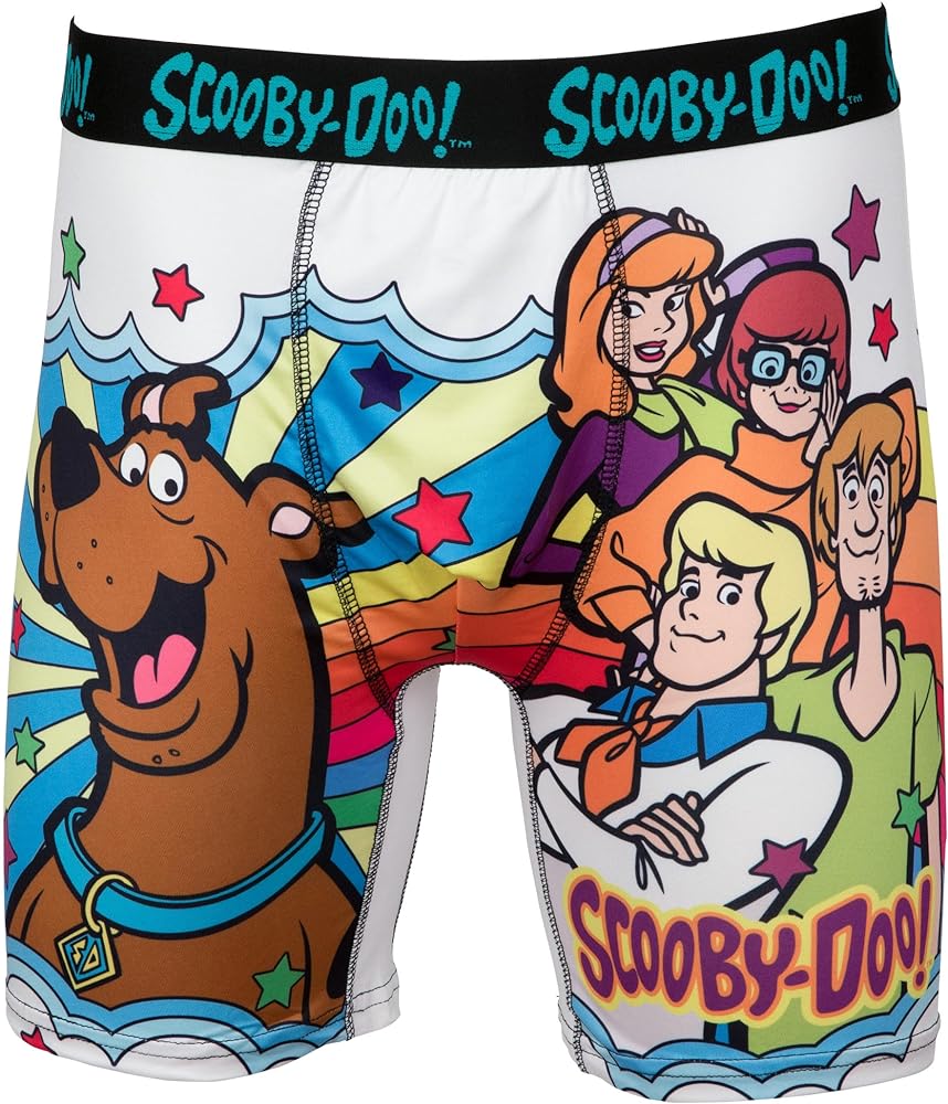 Scooby-Doo Psychedelic Rainbow Boxer Briefs