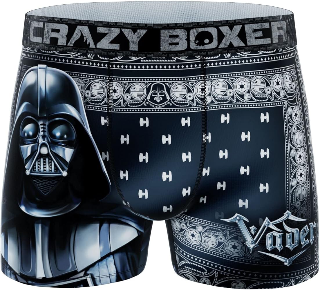 CRAZYBOXER Star Wars Darth Vader Men's Boxer Briefs