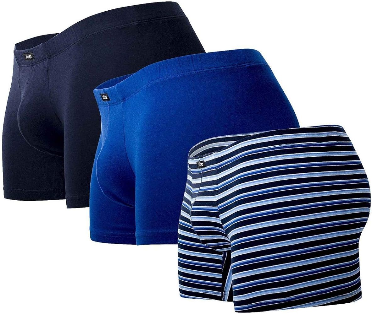 Men's Cotton Boxer Briefs 3-Pack