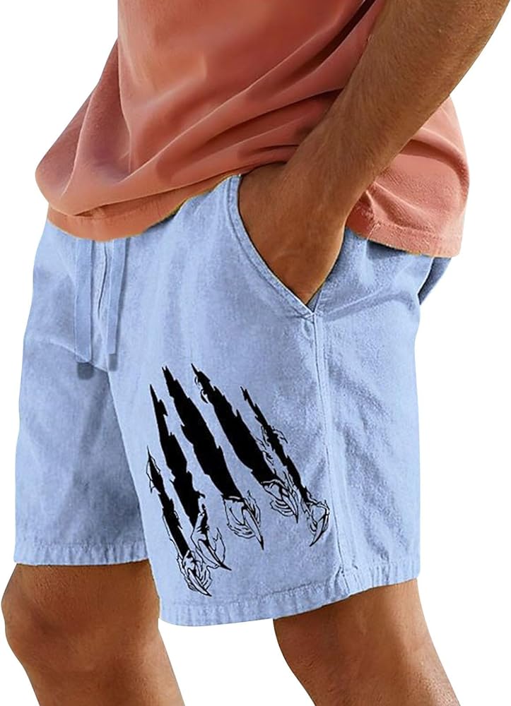 Shorts for Men Athletic Casual Outdoor Shorts Loose Fitting Active 2024 Lighweight Short with Pockets Golf Shorts