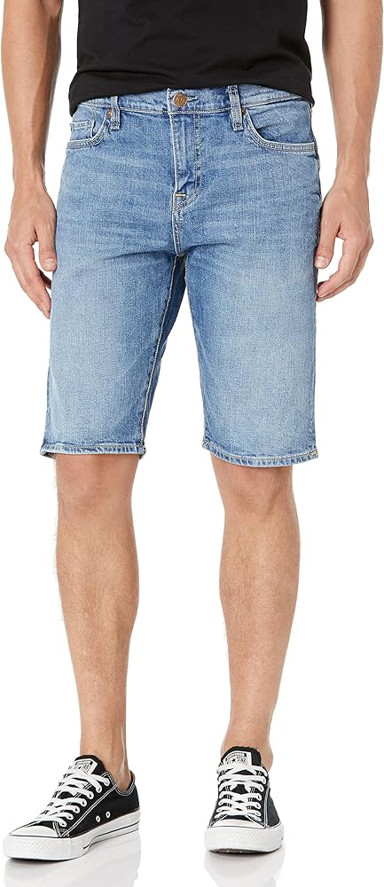 True Religion Men's Rocco Skinny Fit Denim Short