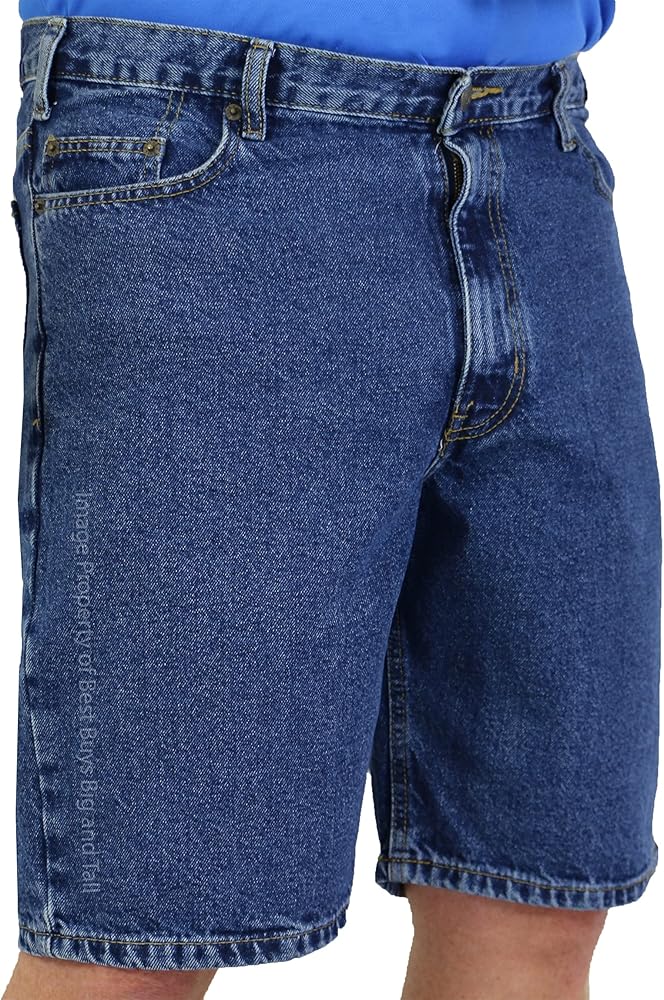 Big & Tall Sizes 42 – 72 Men’s Denim Shorts 5-Pocket