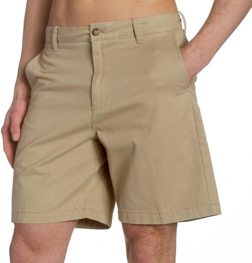 IZOD Men's Sportflex Expanding band Twill Flat Front Short