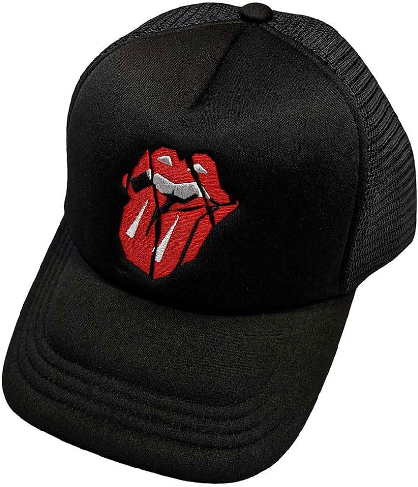 The Rolling Stones Hackney Diamonds Shards Trucker Baseball Cap Men's Mesh Snapback Hat