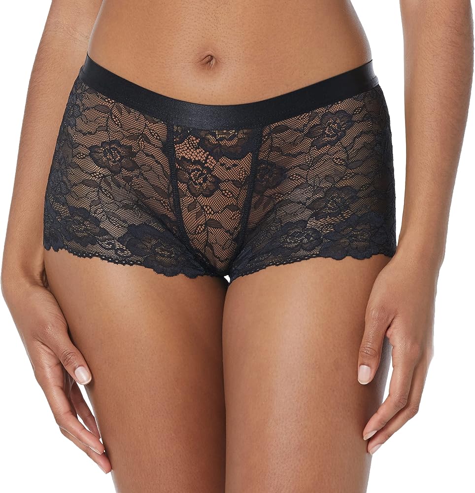 Coquette Lace and Mesh Boxer Short