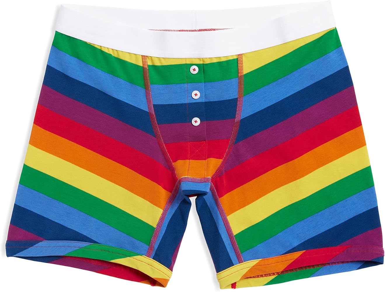 TomboyX 6" Boy Short Boxer Briefs with Fly, Ultra-Soft Underwear, All Day Comfort (XS to 4X)