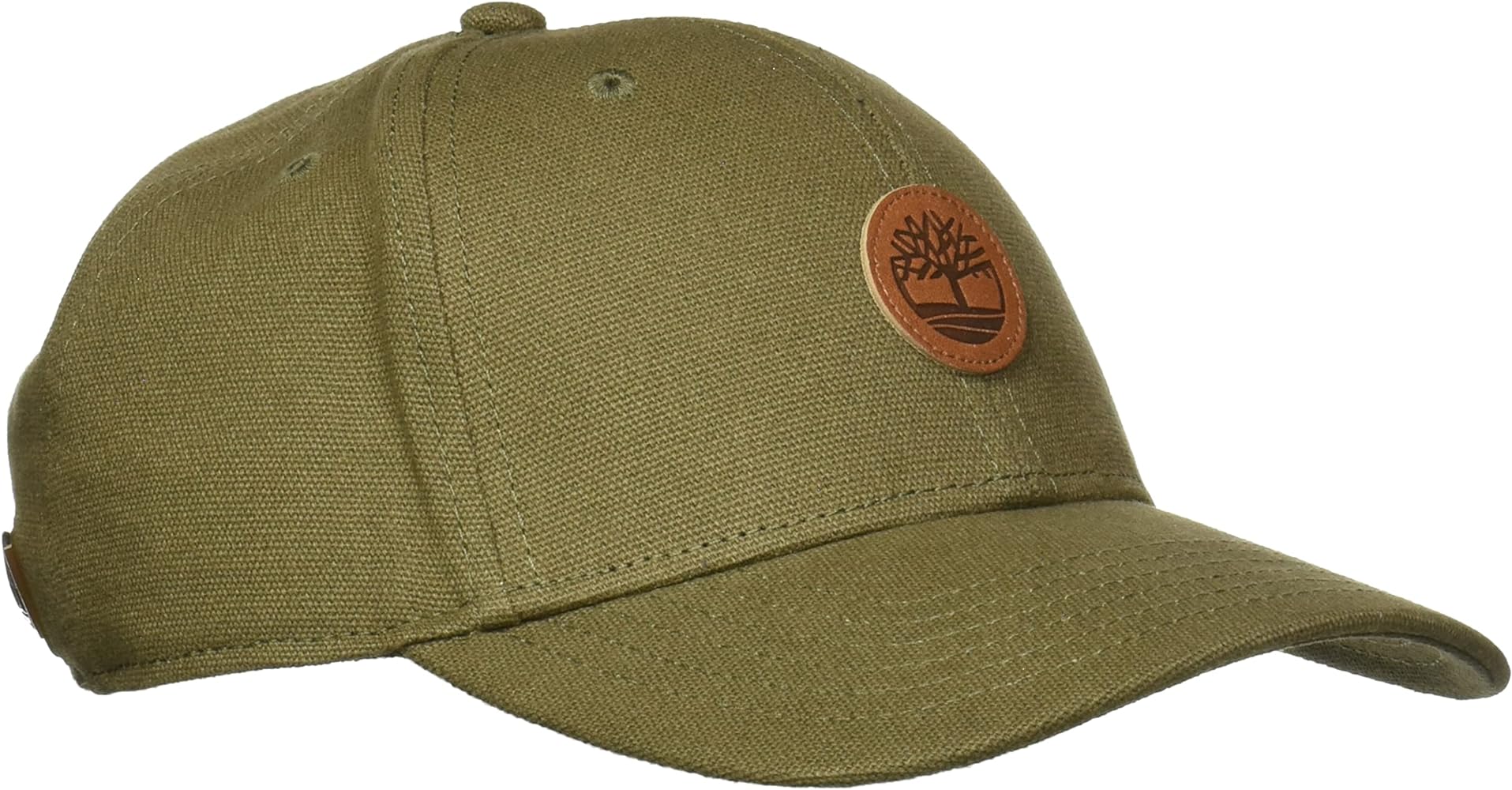 Timberland Men's Baseball Cap with Leather Patch Logo