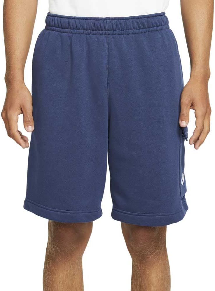 Nike Mens Cargo Shorts (Large, Midnight Navy/White)