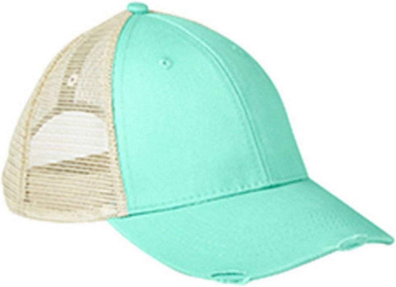 Adams Distressed Ollie Cap OS SEAFOAM/ TAN