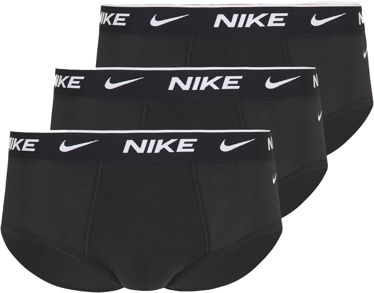 Nike Men`s Everyday Cotton Stretch Briefs 3 Pack