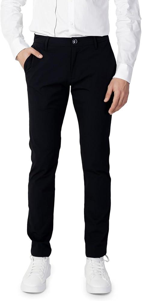 Armani Exchange Men's Nylon Seersucker Trouser