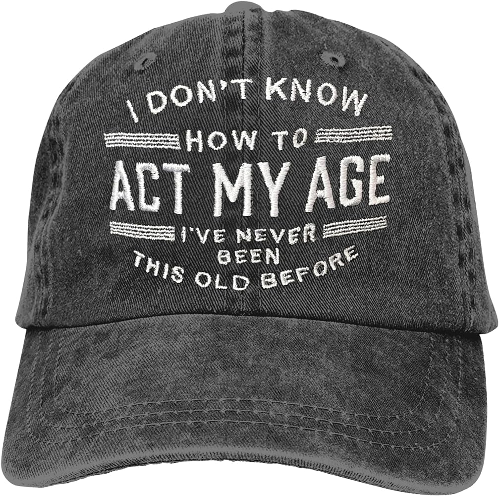 Funny Retirement Birthday Gifts for Men Vintage Baseball Cap Cotton Dad Hat