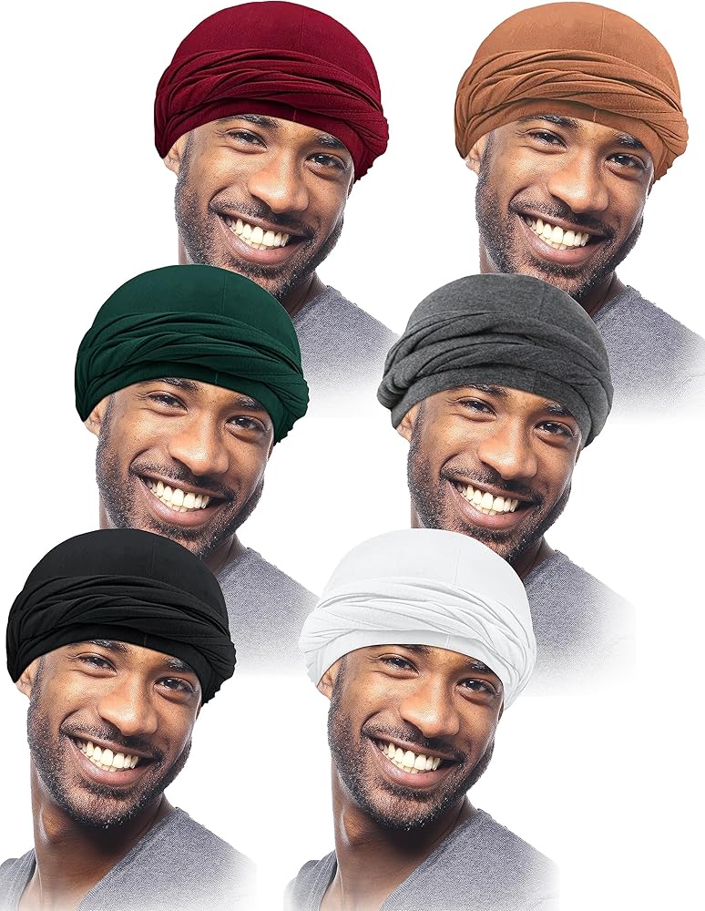 Silky Satin Lined Turban for Women Mens Halo Turban Silky Lined Durag for Waves Braids Locs Sleeping Bonnet Sleep Cap