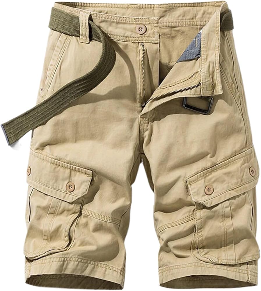 Men's Cargo Shorts Loose Work Casual Shorts