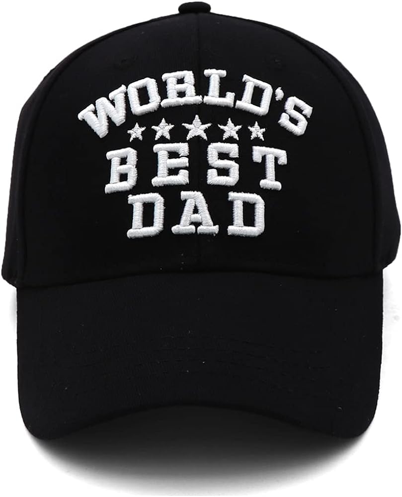 Dad Hats for Men Worlds Best Dad Hat Fathers Day Dad Gifts Baseball Cap Birthday Gifts for Dad Husband Papa from Daughter Son