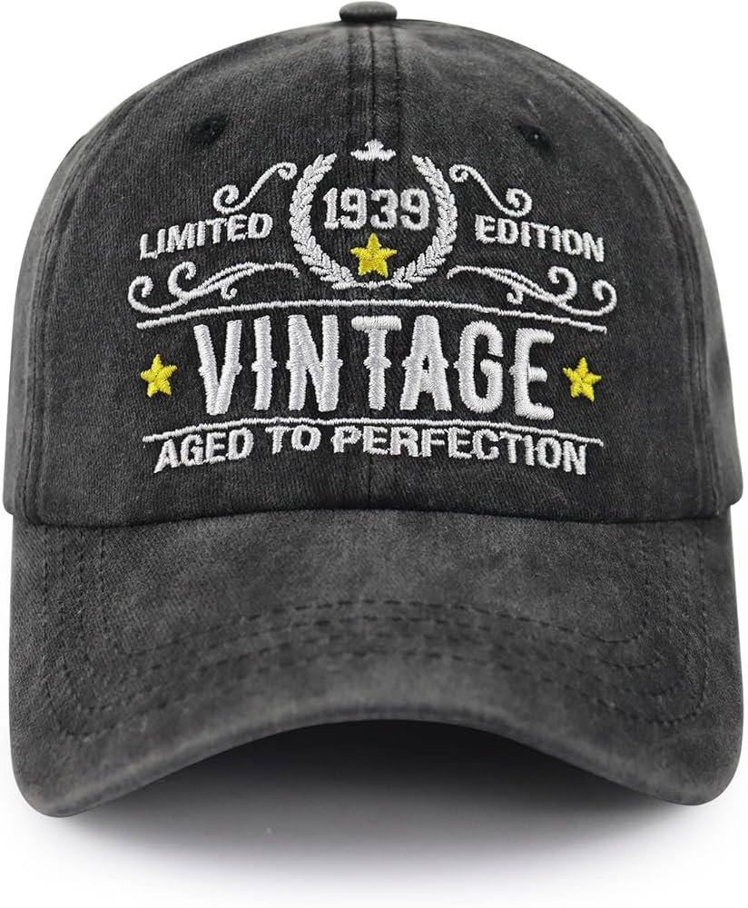 89th 88th 87th 86th 85th 84th 83th 82th 81th 80th Birthday Gift Vintage 1935 1936 1937 1938 1939 1940 19411942 1943 1944 Hat