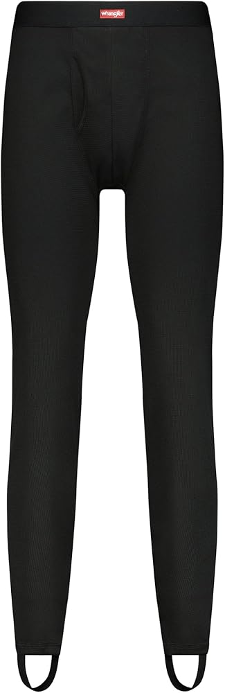 Wrangler - Mens Thermal Long Underwear with Stirrups - Long Johns for Men