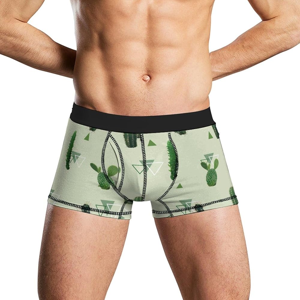 Cactus Plant Men's Boxer Briefs Stretch Underwear Soft Comfortable