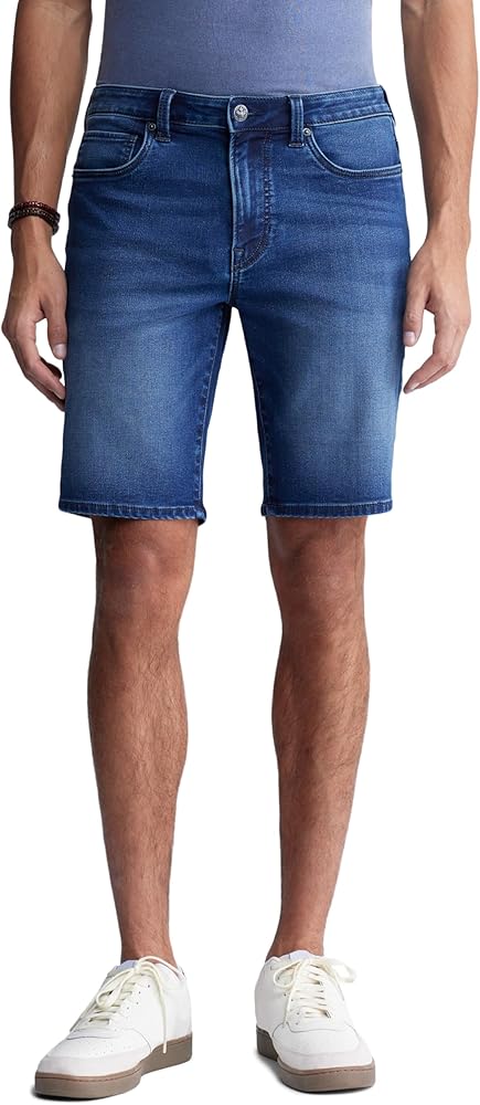 Buffalo David Bitton Men's Relaxed Straight Dean Denim Shorts 2