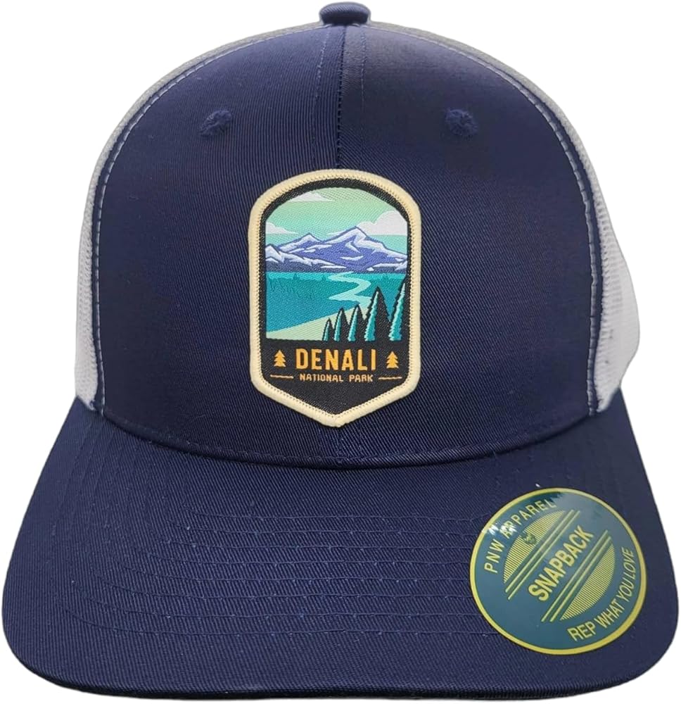 Denali Trucker Hat w/National Park Woven Patch