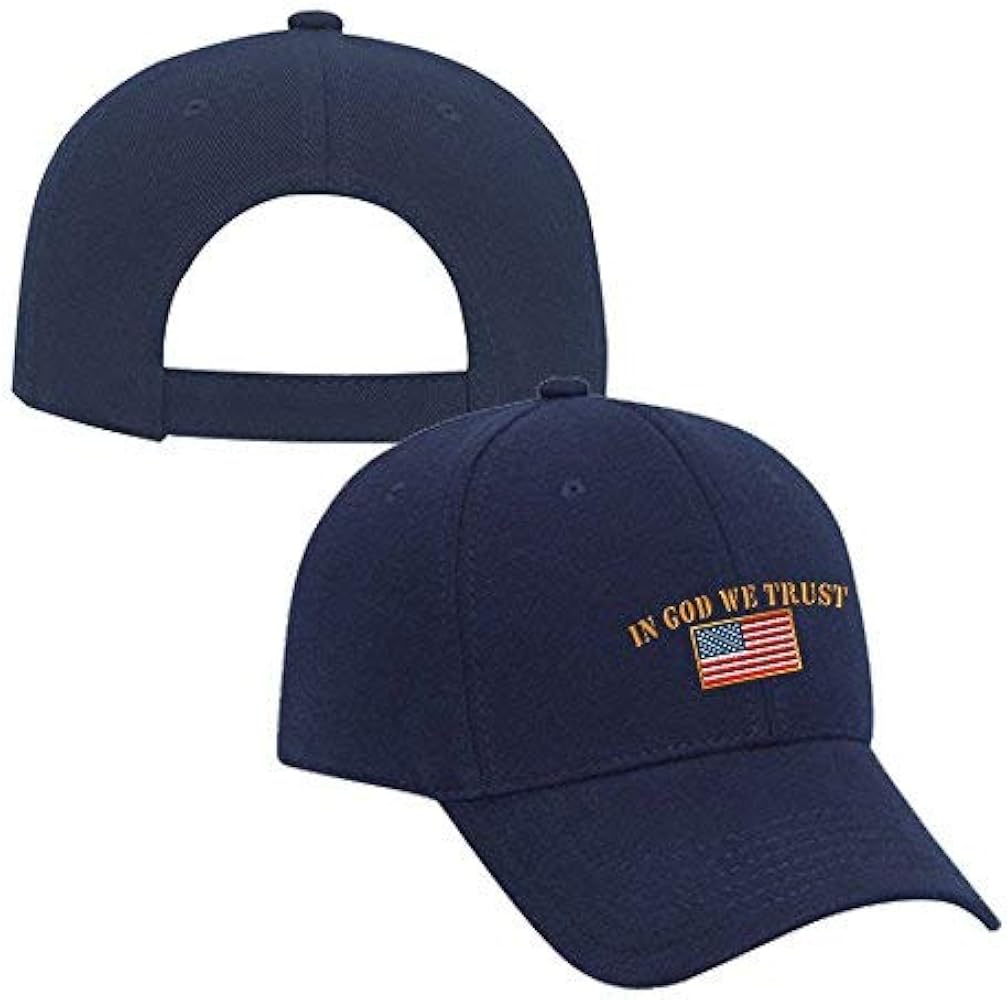 Baseball Cap in God We Trust American Flag Embroidery Countries Acrylic