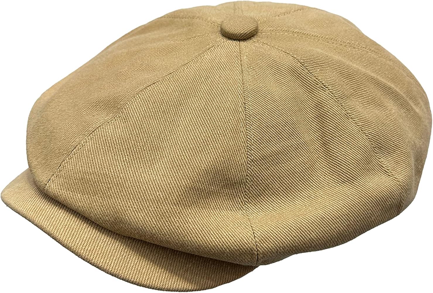 Newsboy Hats for Men Classic 8 Panel Flat Cap Peaky Blinders Irish Hat (Cotton, Denim)