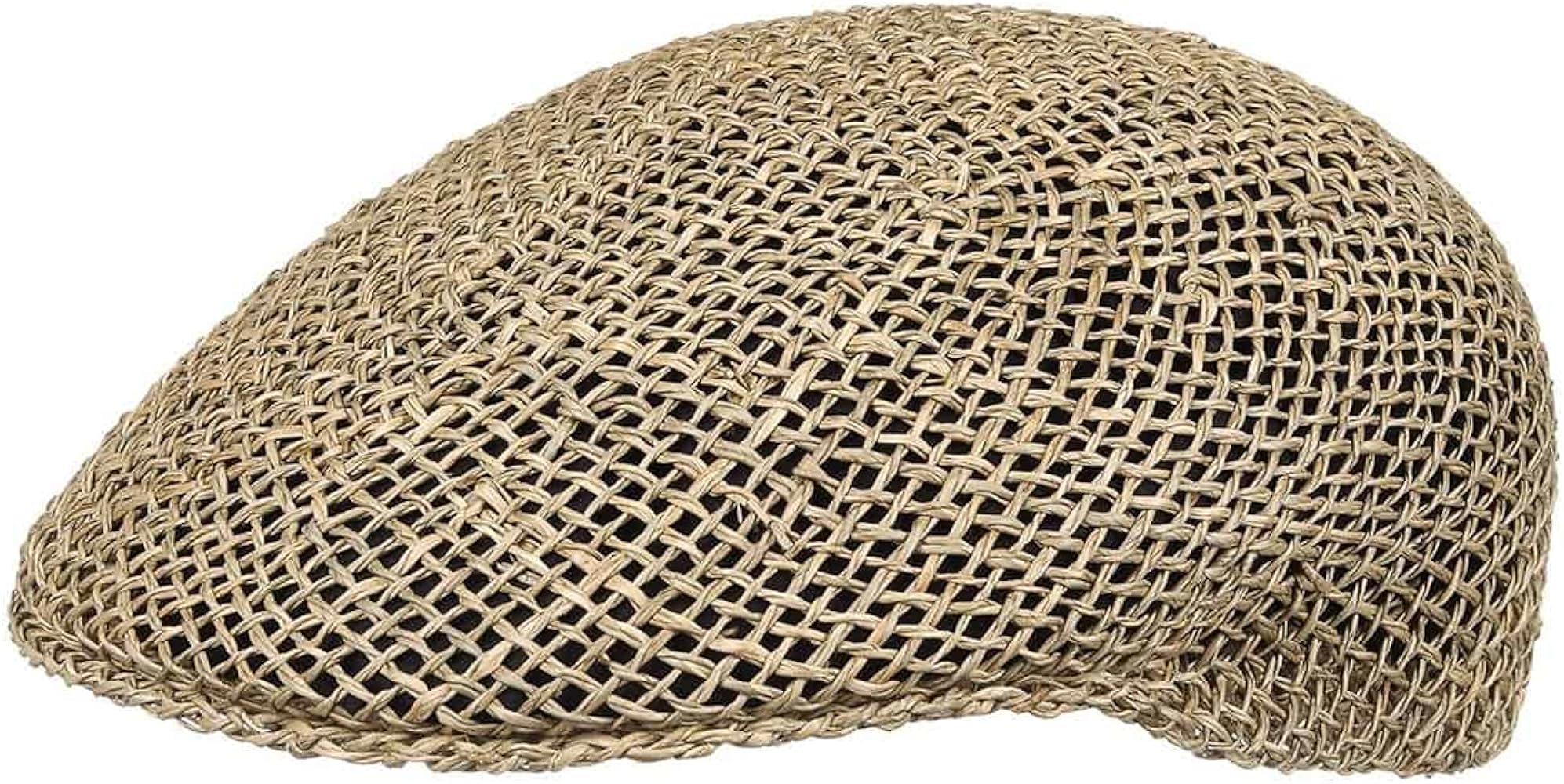 Lipodo Straw Flat Cap Women/Men | Made in Italy