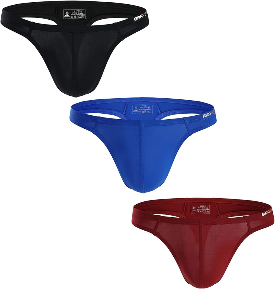 Sexy Contracted Thong Shapewear G-string For Men Pure Color Underwear B1143