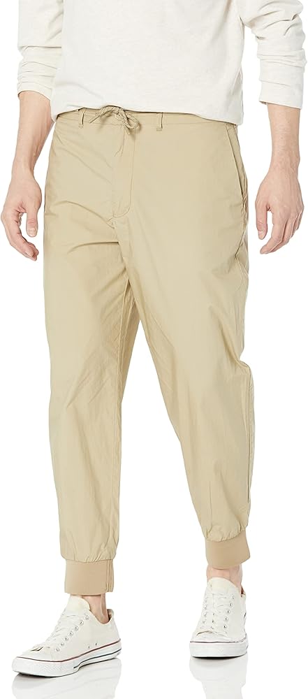 Armani Exchange Men's Cotton Woven Chino Jogger Style Pants