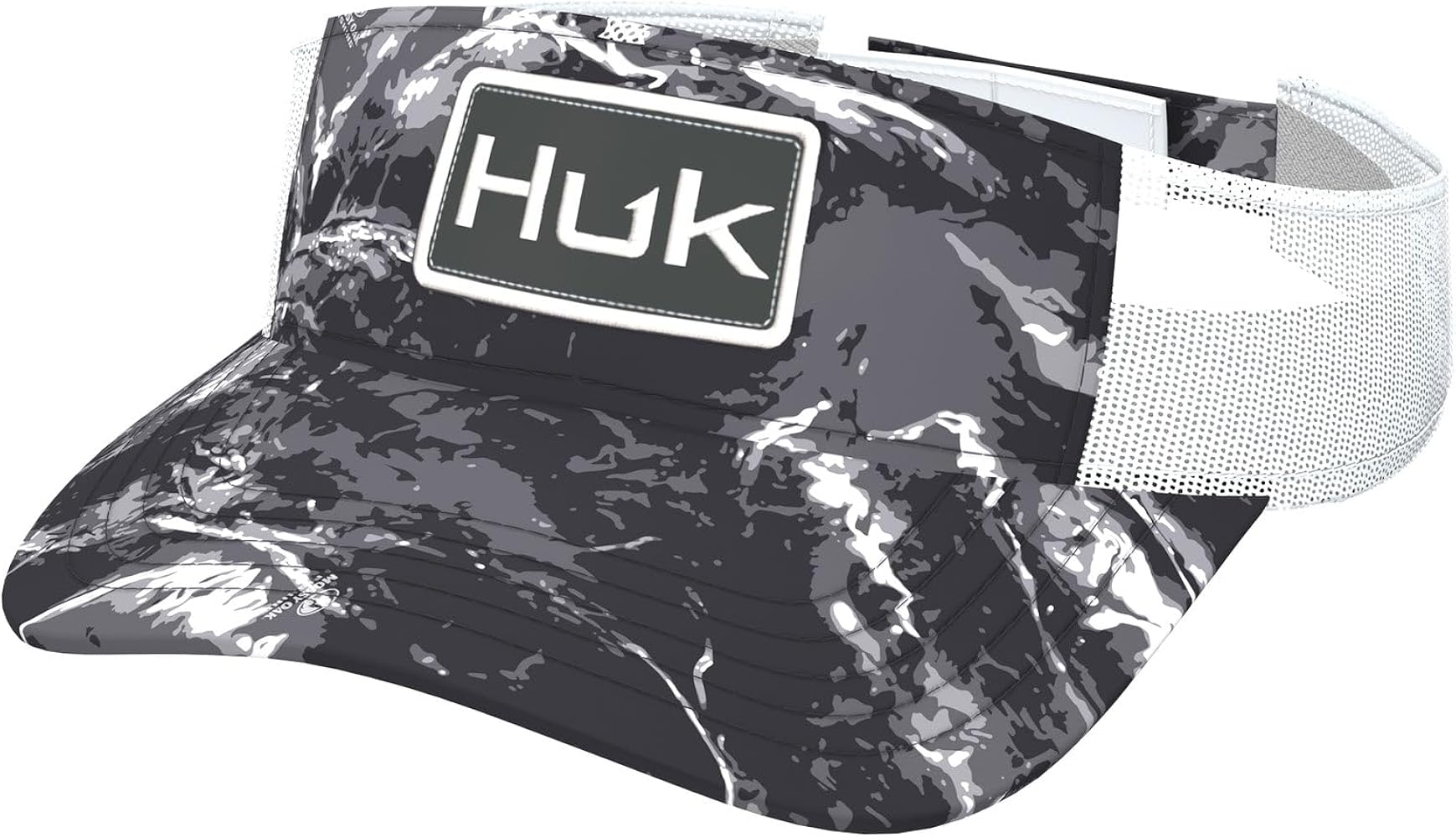 HUK Men's Huk'd, Anti-Glare Fishing Visor with Velcro Closure