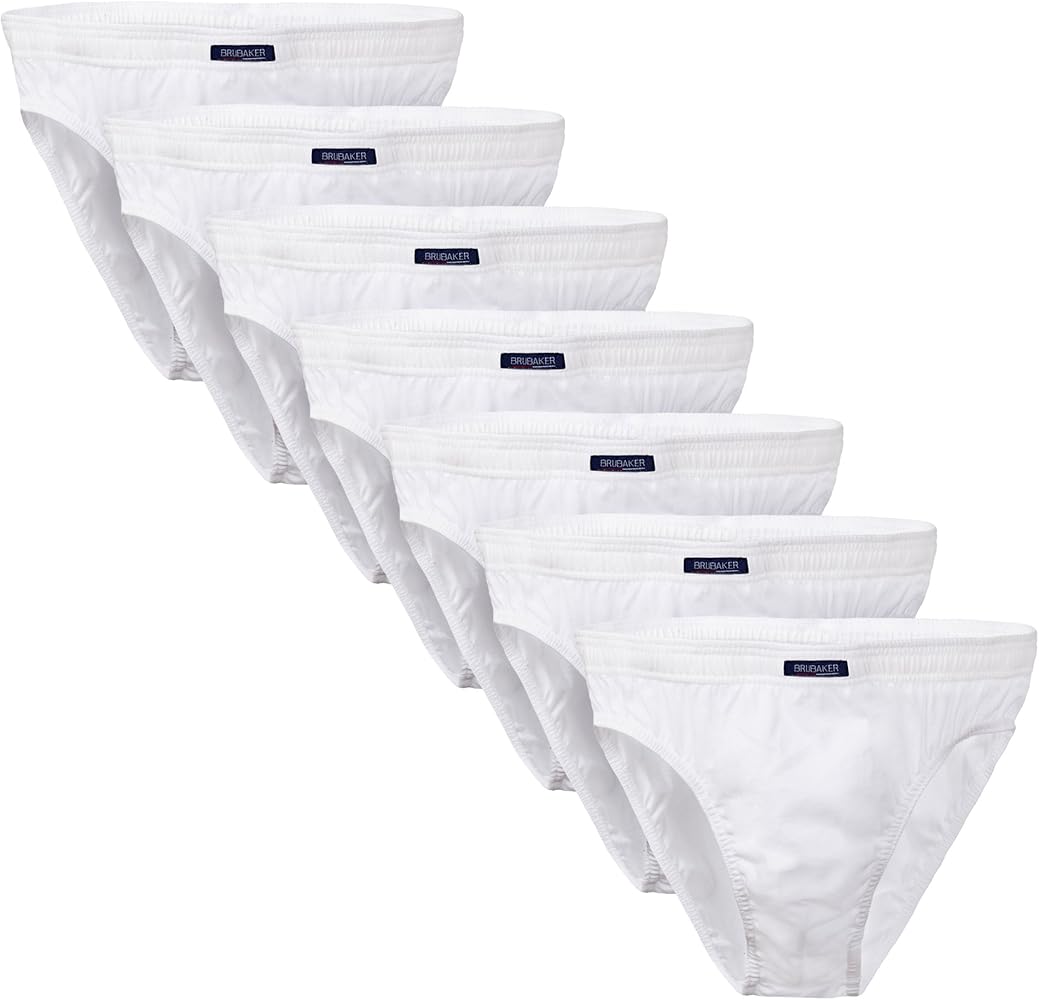 BRUBAKER Men's Basic Sport Brief - 7-Pack