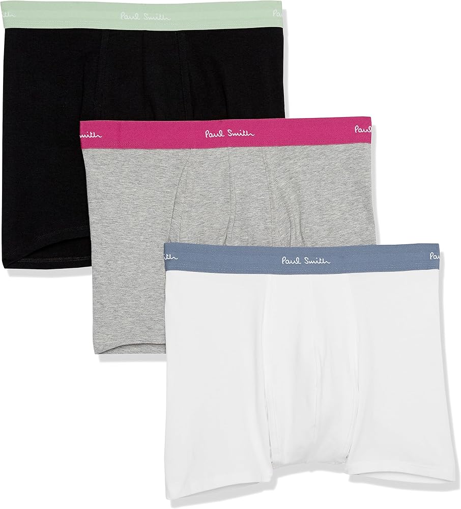 Paul Smith Tall Size Men's 3-Pack Long Trunks