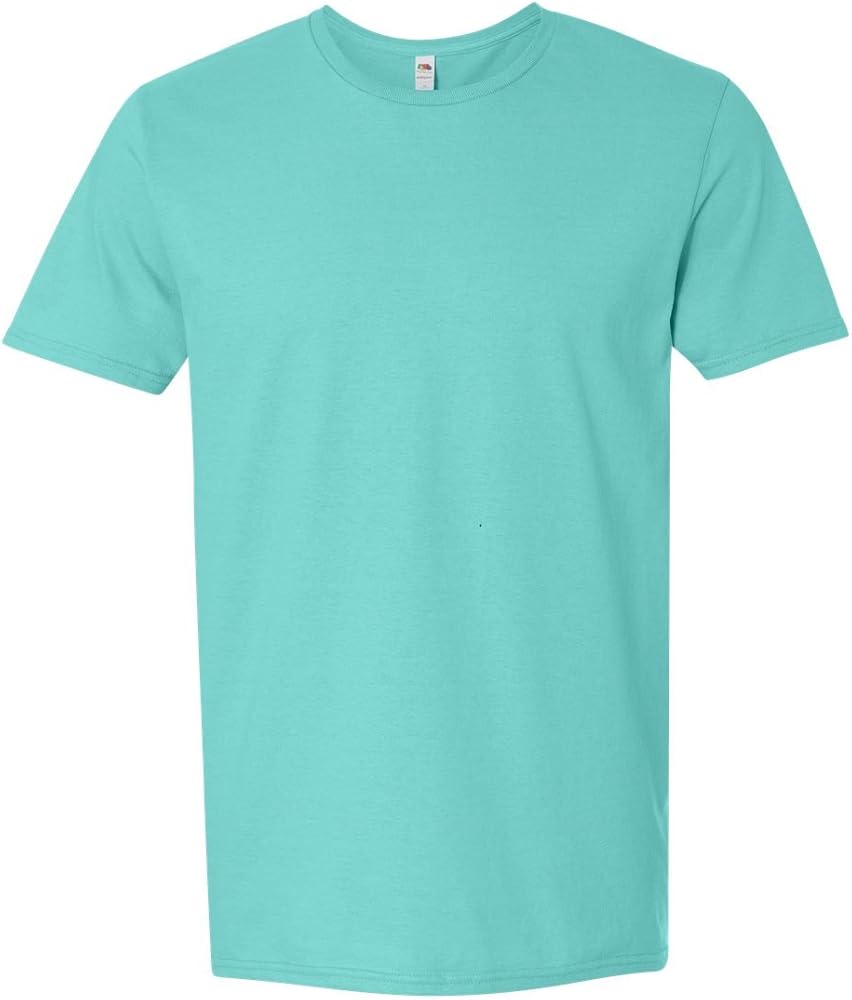 Fruit of the Loom Men's Crew T-Shirt (4 Pack), Scuba Blue, XXX-Large