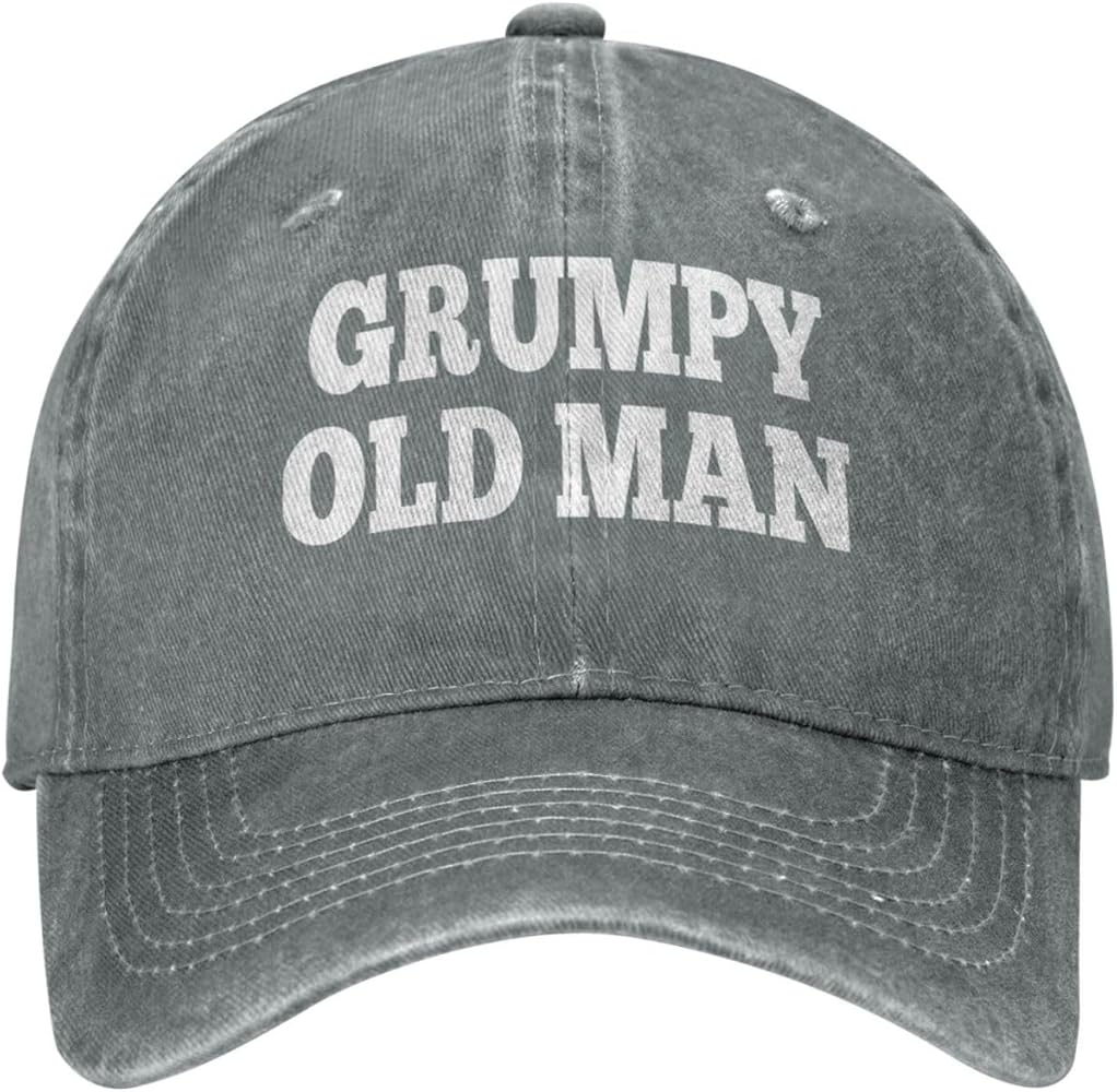 Grumpy Old Man Hat Women Dad Hats Trendy Cap