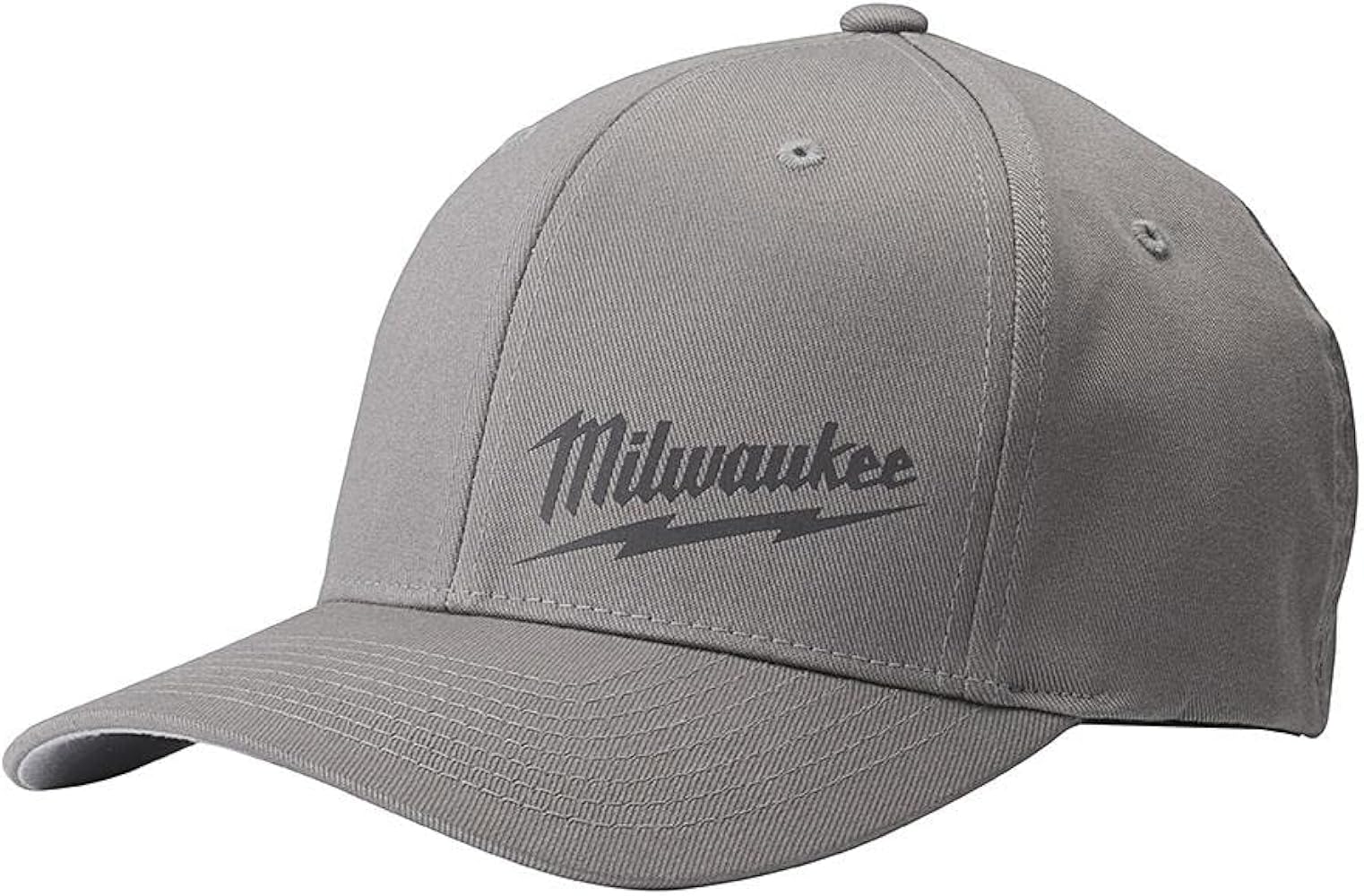 Milwaukee Tool 504G-LXL Large/Extra Large Gray Fitted Hat