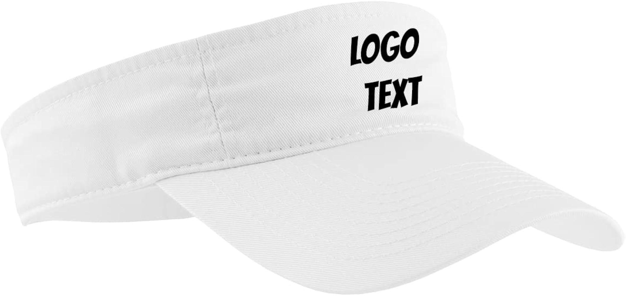 INK STITCH Unisex Custom Cp45 Cotton Design Your Own Stitching Cotton Visor Caps