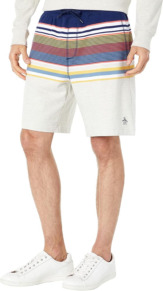 Original Penguin Men's Engineered Stripe Knit Short