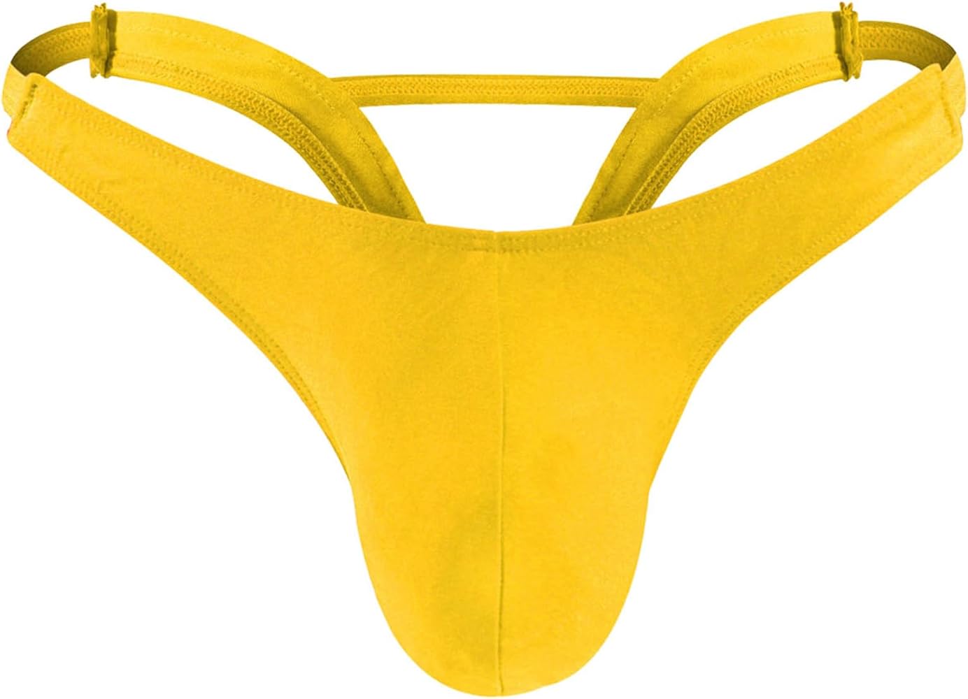 Men's Bikinis Thong Underwear,Man Thong Bulge G-String Low Waist Pouch Briefs T-back Panties For Man