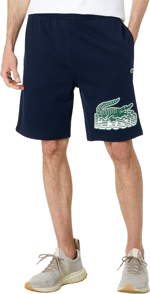 Lacoste Mens Unbrushed Cotton Fleece Shorts