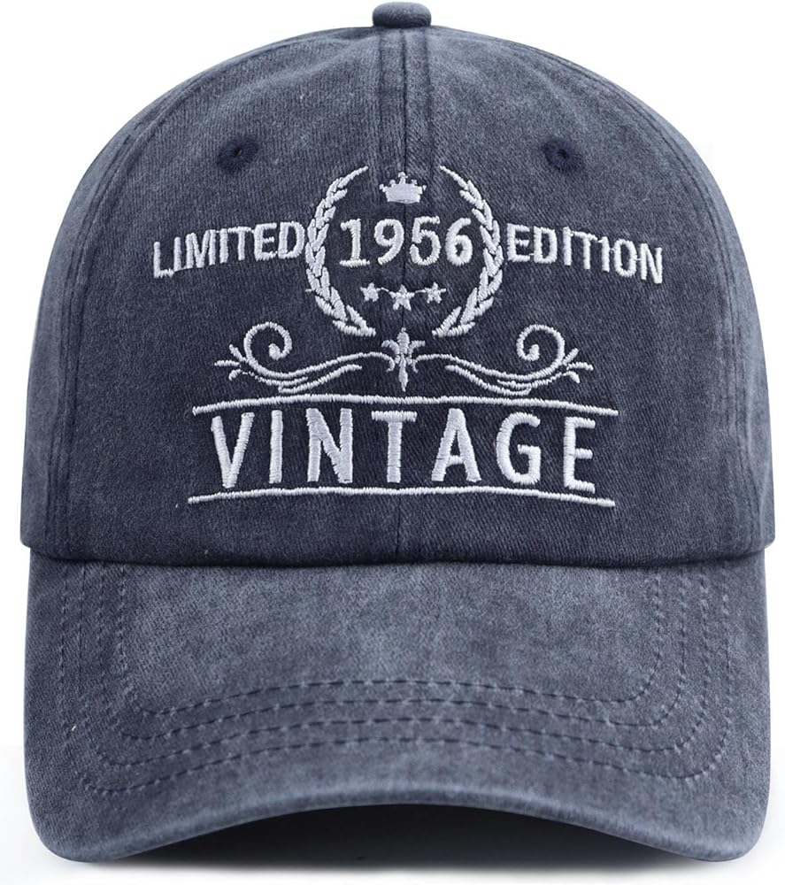 Limited Edition 1950 1951 1952 1953 1954 1955 1956 1957 1958 1959 Hat for Men Women, Funny Gifts Baseball Cap ﻿