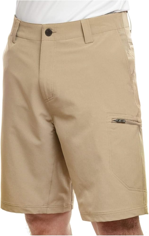 ZeroXposur Men's Lightweight Stretch Travel Shorts Color: Oak Size: (30)-(31)-(32)-(33)-(34)-(36)-(38)-(40) New with Tags (30)