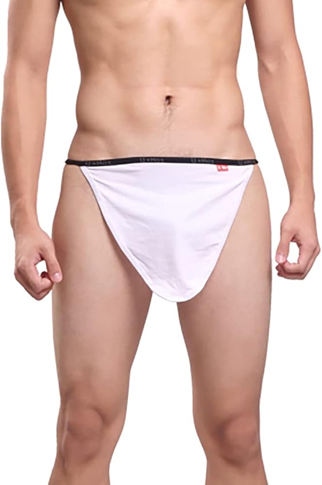 Men’s Sexy Bulge Boxer Brief Underwear Lounge Shorts Thongs Tarzan Loincloth Thong