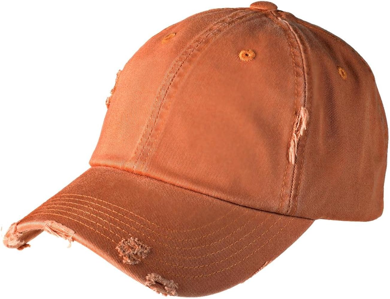 District Made Distressed Cap Burnt Orange