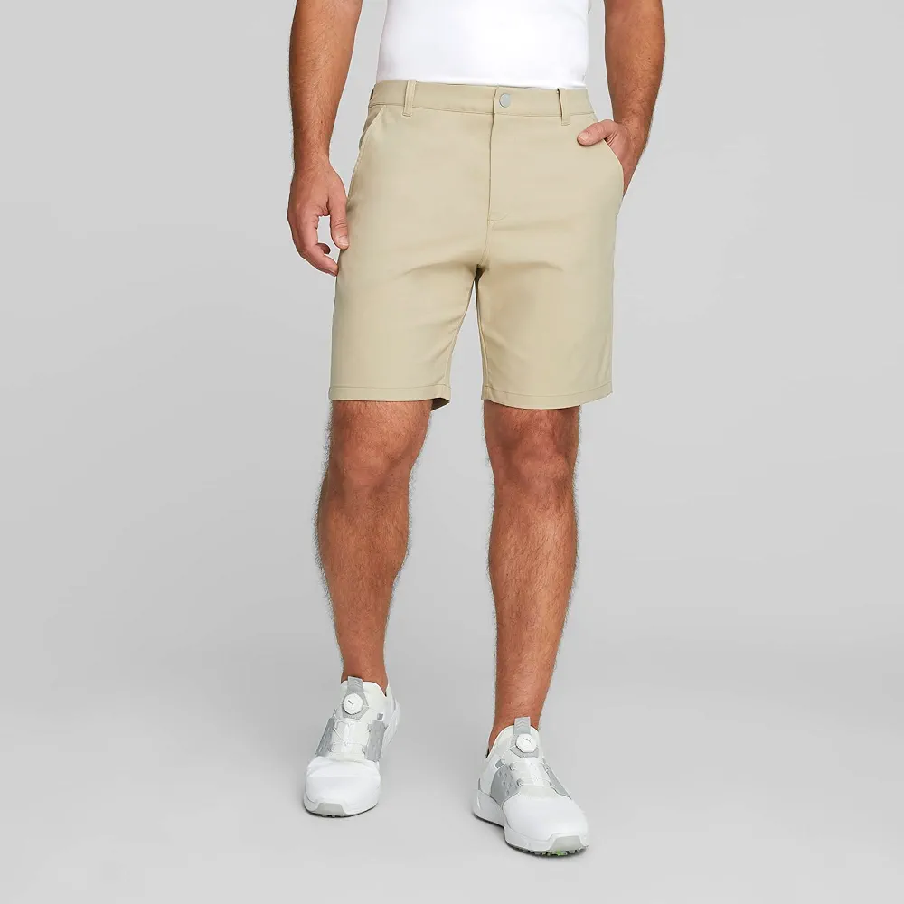 PUMA GOLF Mens Dealer 8 Shorts, Alabaster, 36W X 8L US