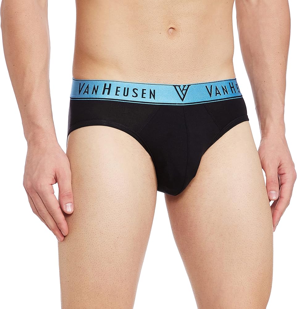 Van Heusen Men's Solid Brief (Ihilbr1Pxd20005_Black-XL)