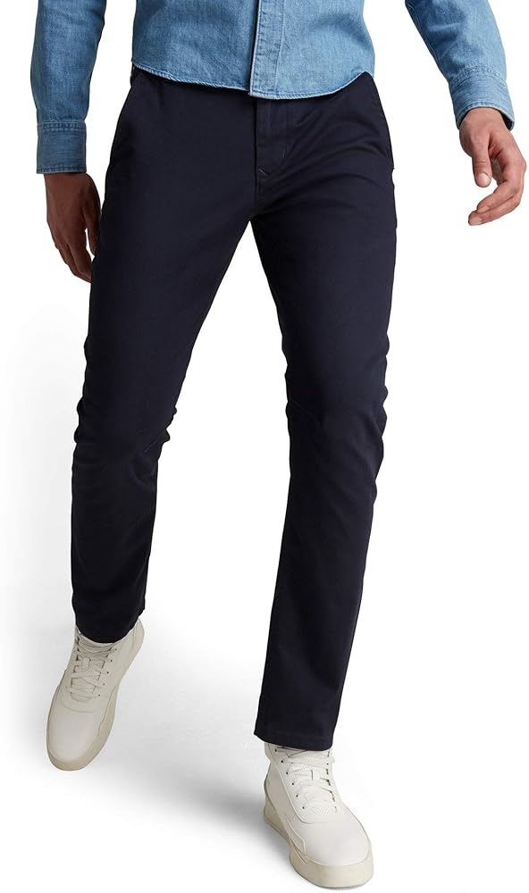 G-Star Raw Vetar Slim Chino Trousers Men Mazarine/Blue - US 34/30 - Chinos Pants