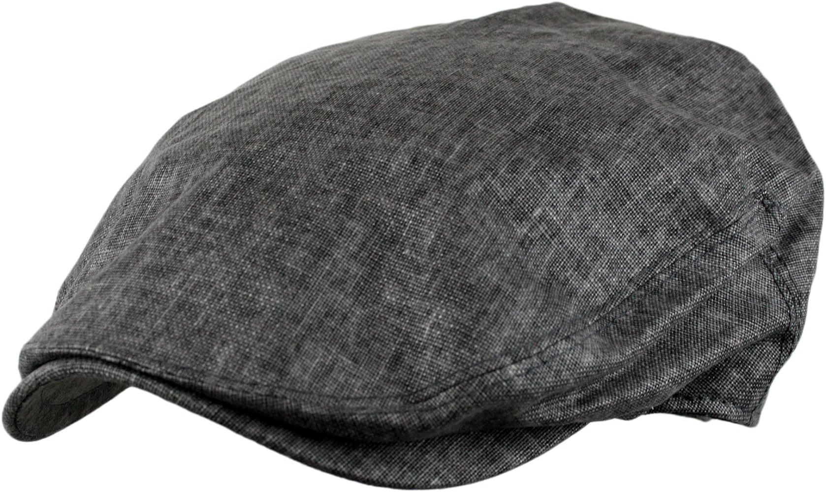 Men's Linen Gatsby Newsboy Golf Flat Ivy Hat