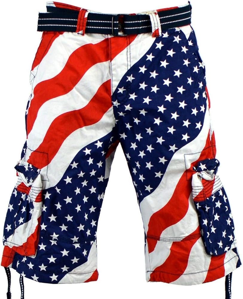 Focus Men's American Flag Shorts