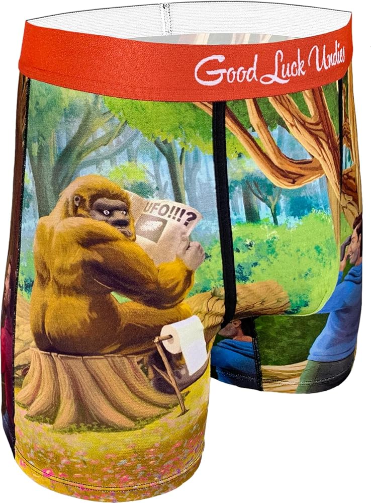 Good Luck Undies Men's Animals Boxer Brief Underwear