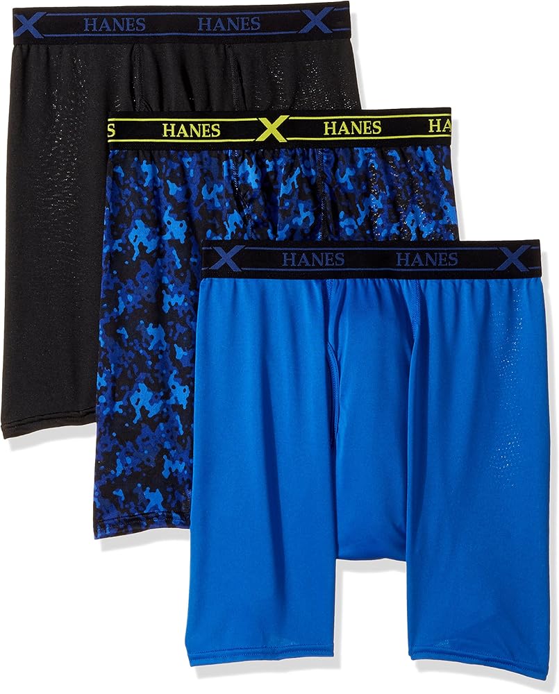 Hanes Ultimate Men's 3-Pack X-Temp Performance Boxer Briefs